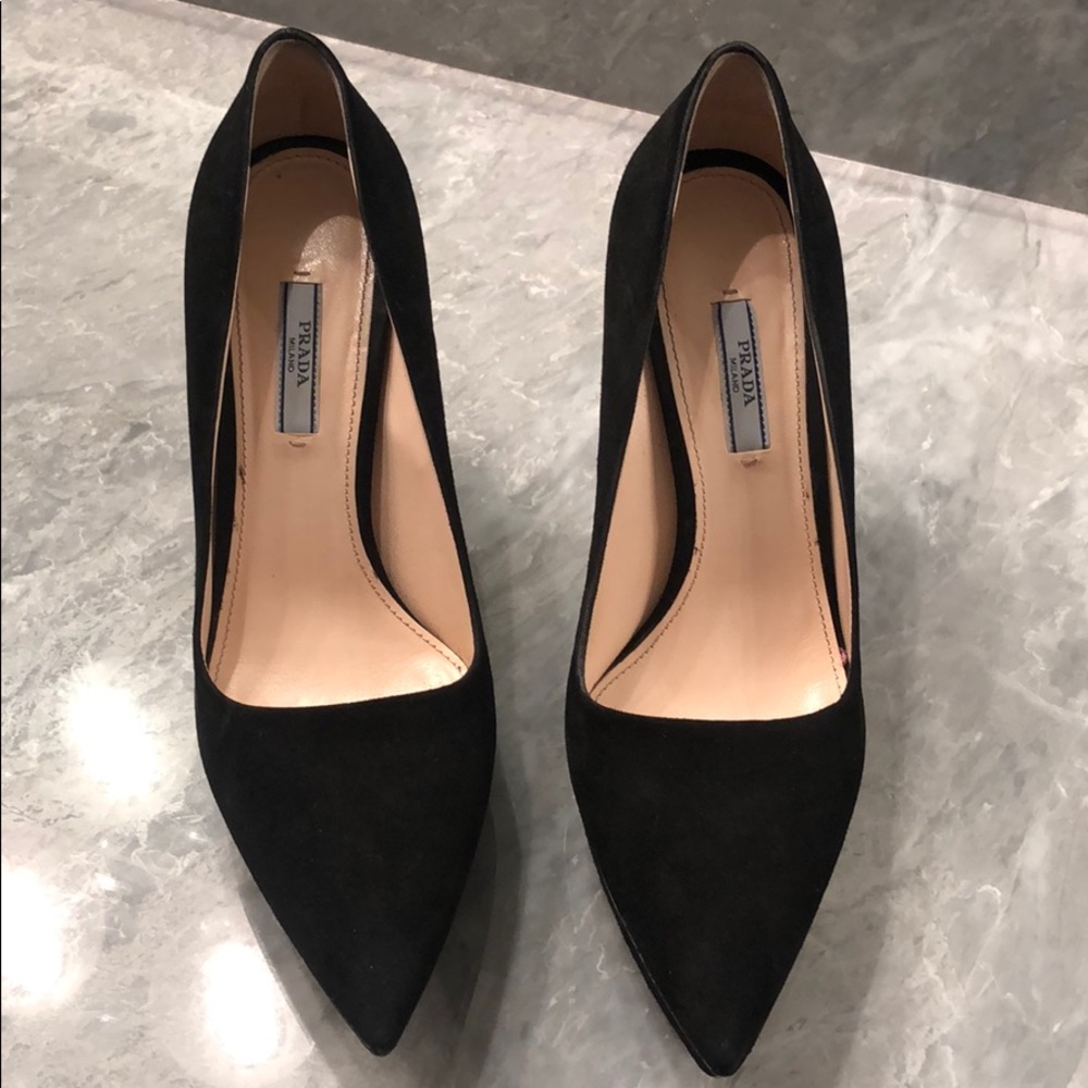 Prada suede Nero 41